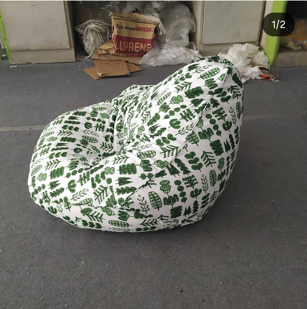 Customized Printed Bean Bag Chair (Pattern 2)