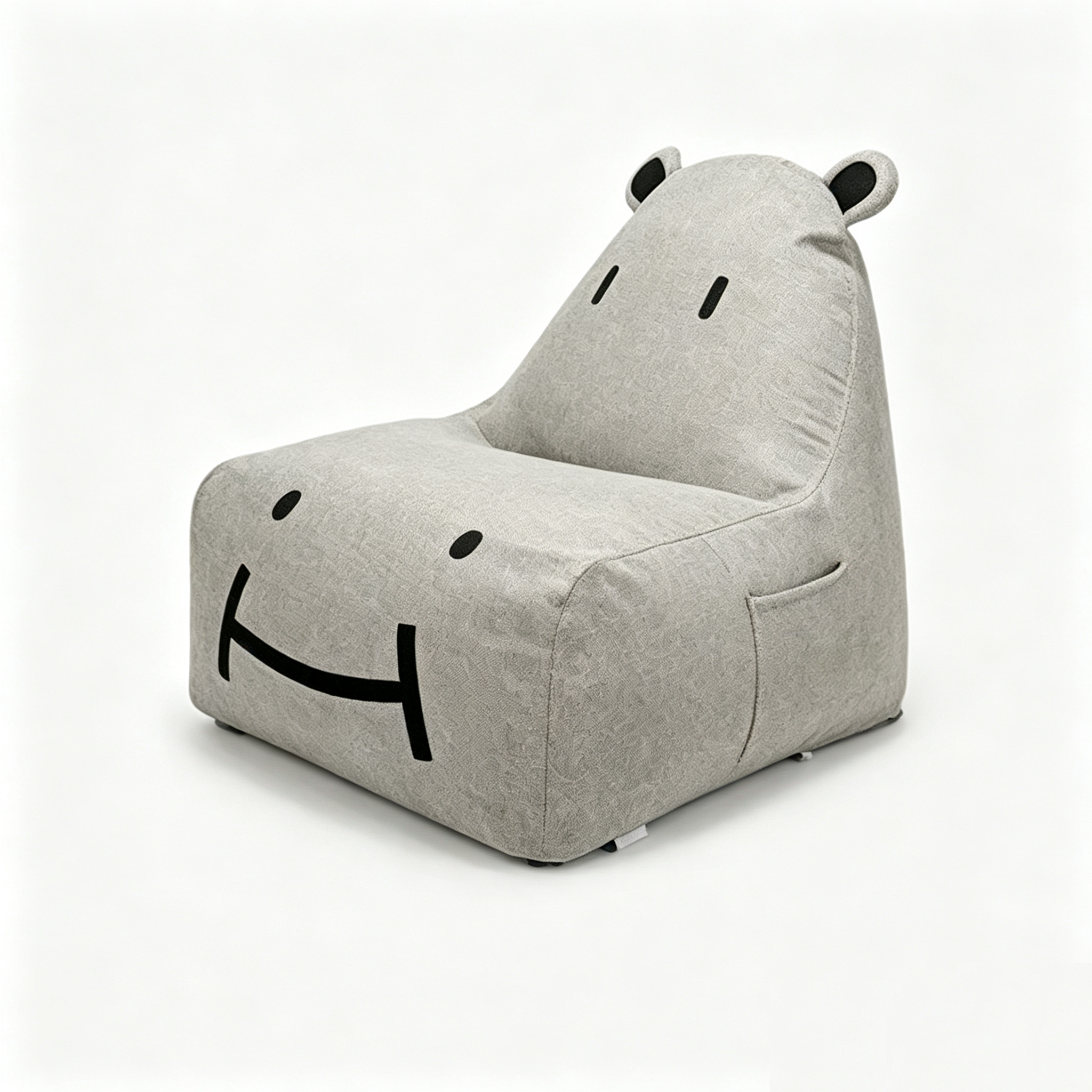 Children Yellow Toddler Bean Bag Chair
