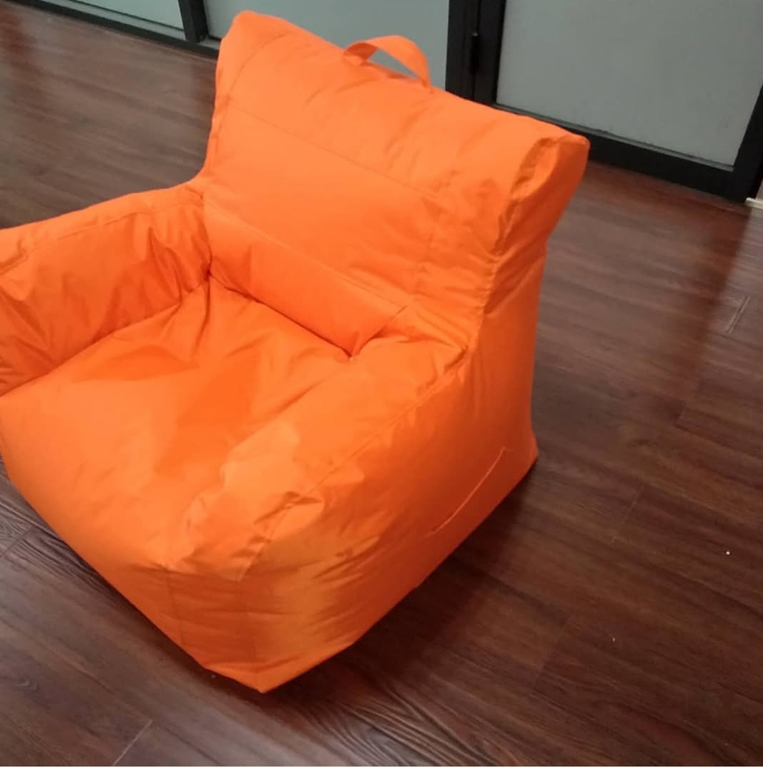 Children Blue Cat Face Children Bean Bag Chair