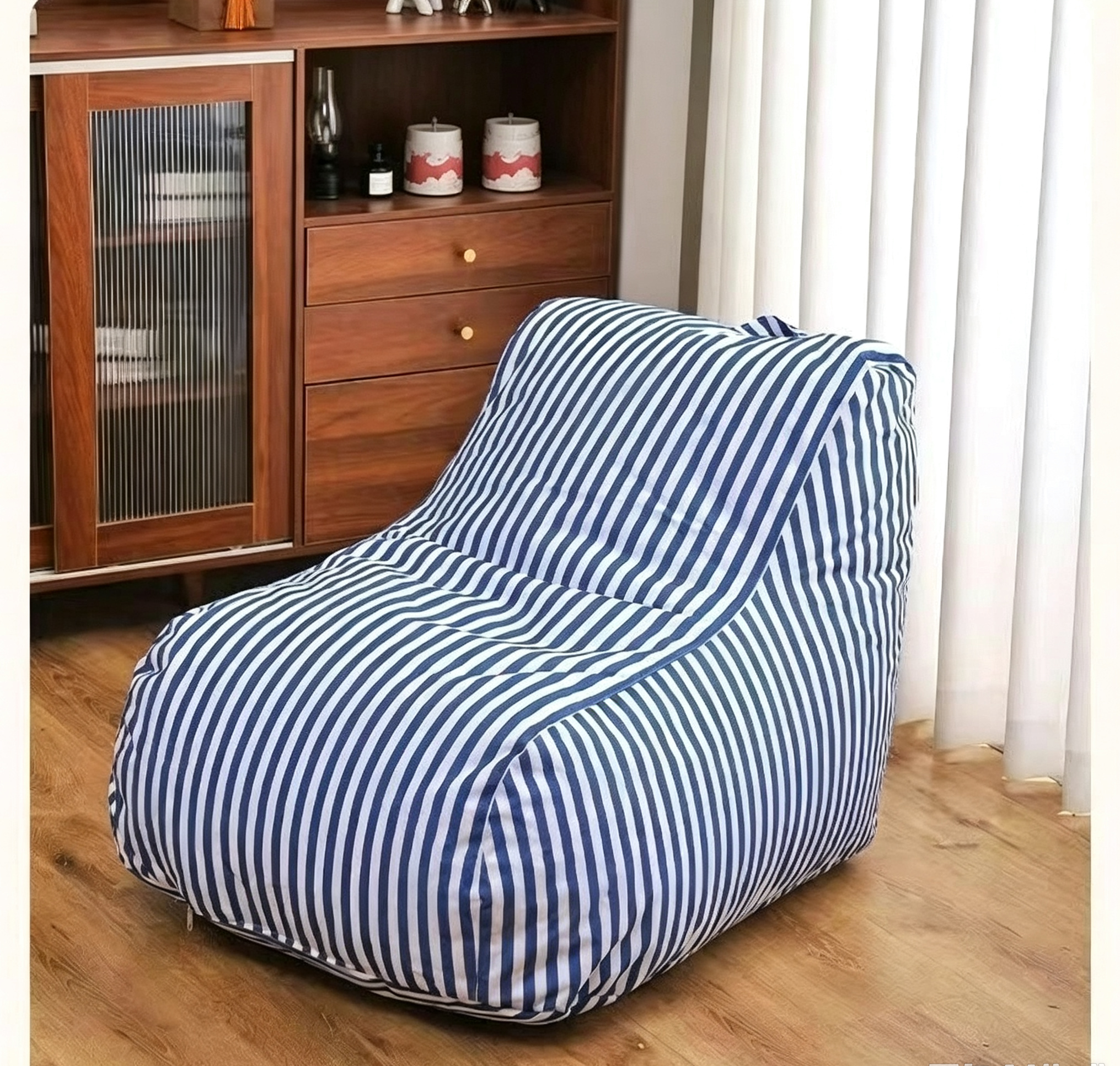orange bean bag chair terrace & garden