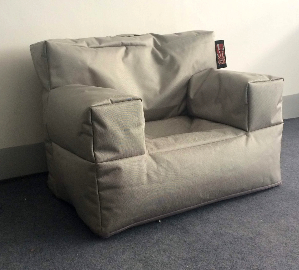 orange bean bag chair terrace & garden