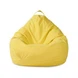 Žltý vonkajší poťah na stoličku Bean Bag