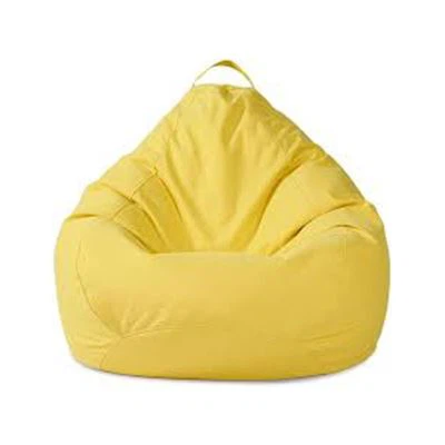 Žltý vonkajší poťah na stoličku Bean Bag
